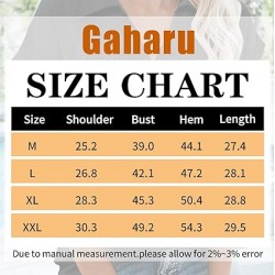 Gaharu Women's Summer Work Blouse V Neck Short Sleeve Lapel Shirt Top Tunic