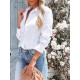 siliteelon Women's Button Down Shirts Long Sleeve Dress Shirts Wrinkle Free Collared Work Office Solid Blouses Corset Tops