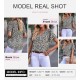 SHEWIN Women's Casual Boho Floral Print V Neck Long Sleeve Loose Blouses Shirts Tops