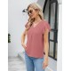 Blooming Jelly Womens Dressy Casual Shirts Short Sleeve V Neck Work Blouse Business Casual Tops