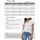 Blooming Jelly Womens White Blouse V Neck Ruffle Sleeve Flowy Shirts Dressy Casual Cute Summer Tops