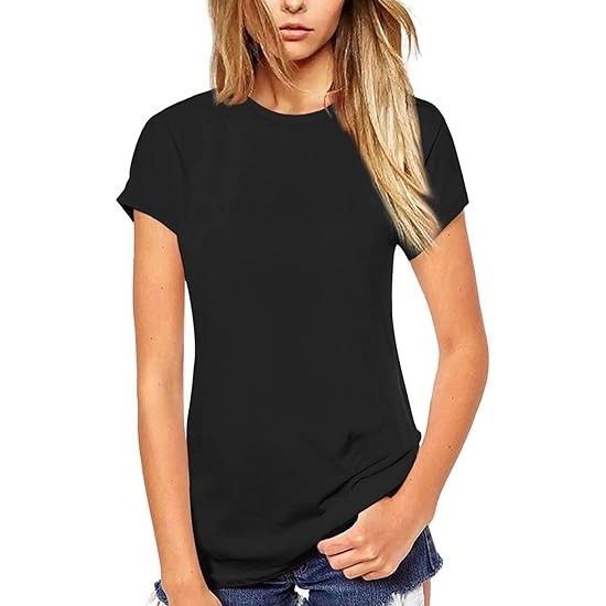 Beluring Women T Shirt Short/Long Sleeve Crew Neck Tee Tops Blouse