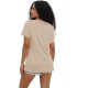 WIHOLL Summer Tops for Women Scoop Neck Basic Tees Short Sleeve Casual T-Shirts Loose Fit