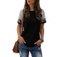 Adibosy Women Summer Casual Shirts: Short Sleeve Striped Tunic Tops - Womens Crew Neck Tee Tshirt Blouses