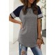 Adibosy Women Summer Casual Shirts: Short Sleeve Striped Tunic Tops - Womens Crew Neck Tee Tshirt Blouses