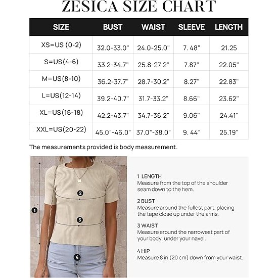 ZESICA Women's Short Sleeve Crewneck T Shirt 2024 Summer Ribbed Knit Slim Fit Basic Solid Color Tee Tops