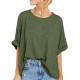 GeGekoko Women Oversized T-Shirt Summer Casual Short Sleeve Loose Tee Tops