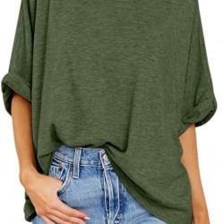 GeGekoko Women Oversized T-Shirt Summer Casual Short Sleeve Loose Tee Tops