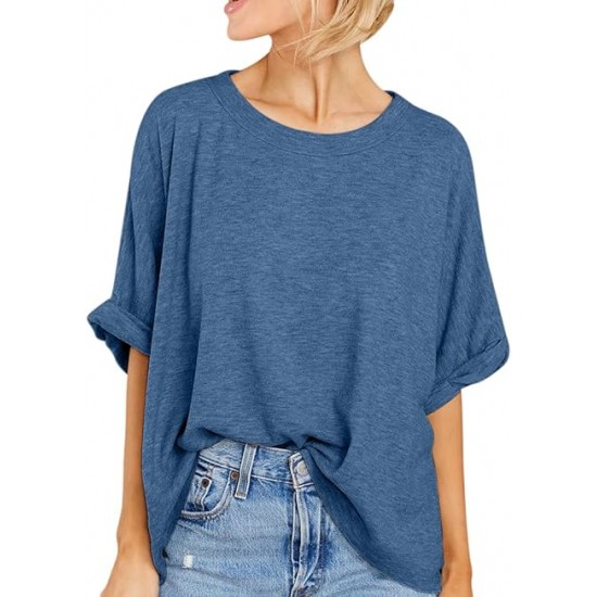 GeGekoko Women Oversized T-Shirt Summer Casual Short Sleeve Loose Tee Tops