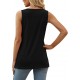 XIEERDUO Summer Tank Tops for Women Square Neck Loose Fit Casual Fashion Flowy Sleeveless