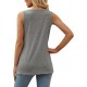 XIEERDUO Summer Tank Tops for Women Square Neck Loose Fit Casual Fashion Flowy Sleeveless