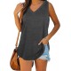 XIEERDUO Womens Tank Tops V Neck Basic Solid Color Casual Flowy Summer Sleeveless